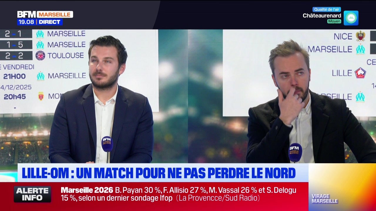Virage Marseille du vendredi 5 décembre - Lille-OM : un match pour ne pas perdre le nord