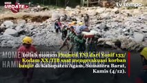 Momen Prajurit TNI Evakuasi Ibu Hamil Korban Banjir di Sumbar