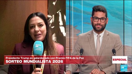 Informe desde Washington: Infantino entrega primer Premio de la Paz de la FIFA a Trump