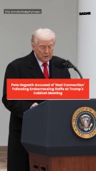 Pete Hegseth Accused of 'Nazi Connection' Following Embarrassing Gaffe at Trump's Cabinet Meeting