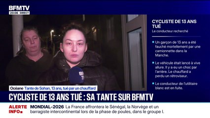 Cycliste de 13 ans tué : sa tante demande au responsable "d'avoir le courage de se rendre"