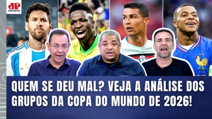 "POR%@!!! Esse GRUPO DO BRASIL na COPA é..." OLHA essa ANÁLISE após o SORTEIO da COPA DO MUNDO!