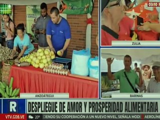 Anzoátegui | Desarrollan jornada de cielo abierto con rubros alimenticios en la Comuna “Hugo Chávez”