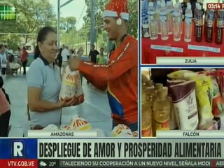 Gran despliegue alimentario beneficia a los habitantes del edo. Amazonas