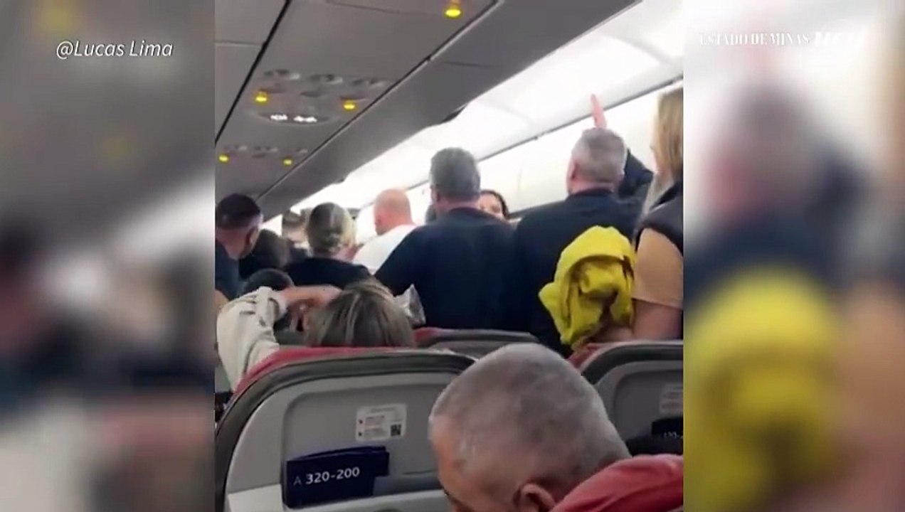 Latam retira 169 passageiros de um avião no aeroporto de Guarulhos após incêndio