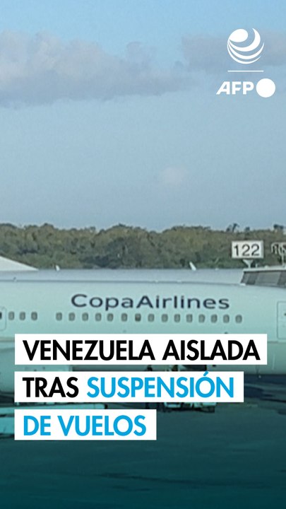 Venezuela aislada tras suspensión de vuelos de aerolíneas internacionales