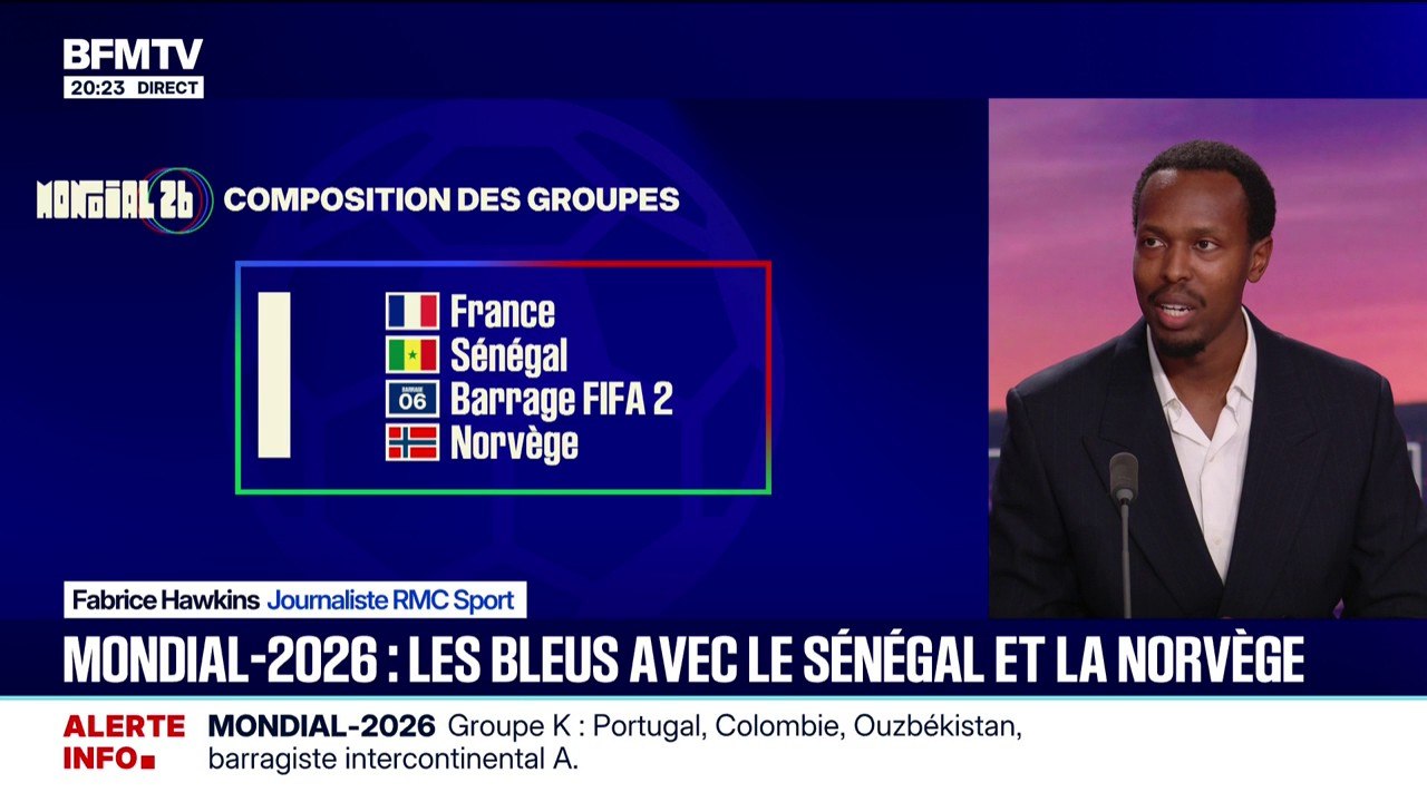 Tirage au sort de la Coupe du monde 2026: la France hérite d'un groupe relevé avec le Sénégal et la Norvège