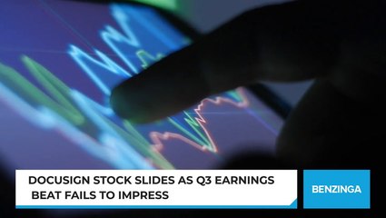 DocuSign Stock Slides As Q3 Earnings Beat Fails To Impress
