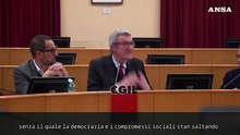 Landini: "Con lavoro povero e precariato e' crisi della democrazia"