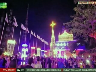 Bolívar | Trabajadores de la CVG con alegría desarrollaron el tradicional encendido navideño