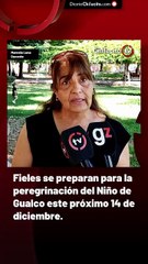 Fieles se preparan para la peregrinación del Niño de Gualco este próximo 14 de diciembre.