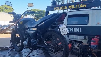 Venezuelano é detido com moto de placa ‘paraguaia’ com chassi adulterado