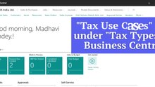 Tax Use Cases List under Tax Types in Business Central #tax #usescase #d365bc