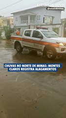 Chuvas no norte de Minas: Montes Claros registra alagamentos