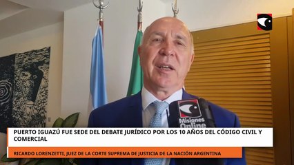Ricardo Lorenzetti en Misiones: “El Código Civil y Comercial fue pensado para favorecer la vida de cada uno”