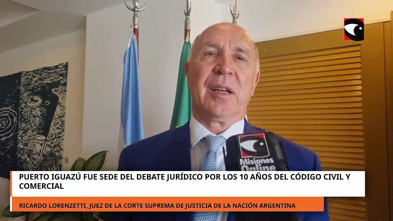 Ricardo Lorenzetti en Misiones: “El Código Civil y Comercial fue pensado para favorecer la vida de cada uno”