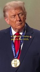 Trump recibo el premio a la paz de la FIFA