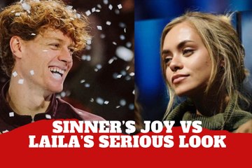 Jannik Sinner enjoys off-season fun as fans question Laila Hasanovic’s serious reaction beside him
