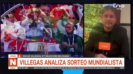 VILLEGAS ANALIZA EL SORTEO MUNDIALISTA