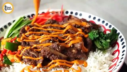 Korean Beef Bulgogi Rice Bowl Recipe 🍚