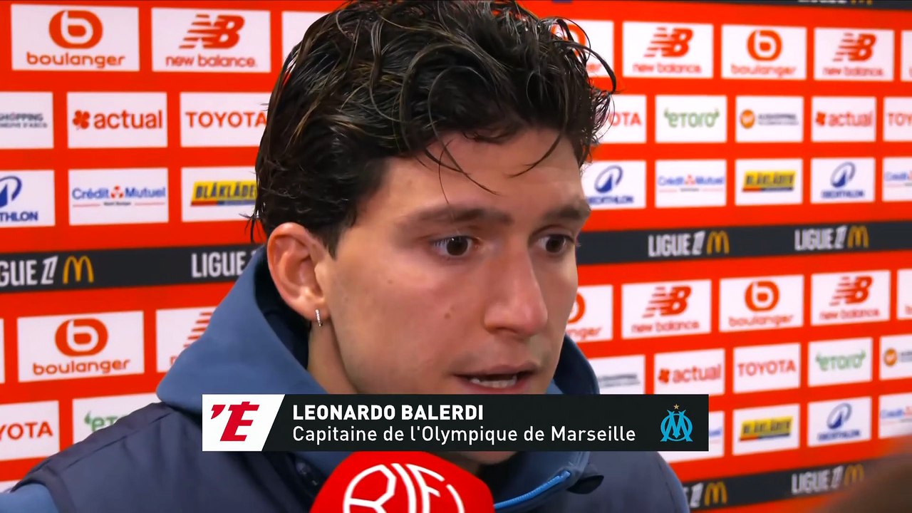 Le triste constat de Leonardo Balerdi après la défaite de l’OM à Lille : « Il faut montrer un autre visage » - Foot - Ligue 1 - OM