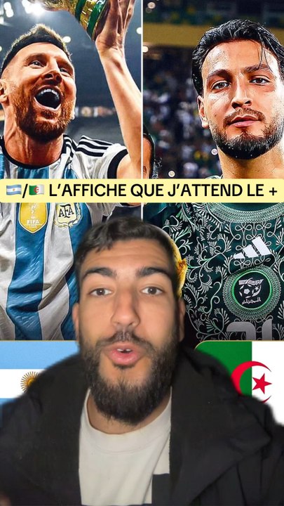 Le match que j’attend le plus ARGENTINE 🇦🇷 / ALGÉRIE 🇩🇿🎙️