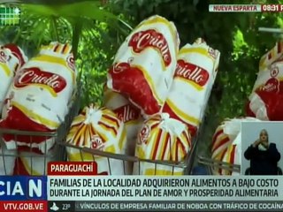 Nueva Esparta | Plan de Amor y Prosperidad Alimentaria se desplegó en Paraguachí