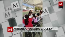 Da inicio la "Oleada Violeta" en Magdalena Contreras, Ciudad de México