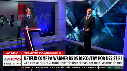 Netflix compra Warner Bros. Discovery; Congresso pode rejeitar por monopólio
