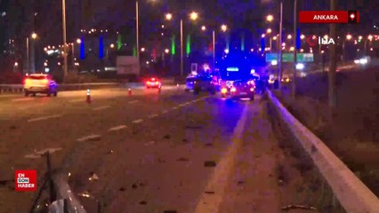 Ankara'da tırın altına giren otomobilde 2 kişi öldü