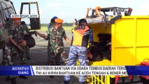 Detik-Detik Helikopter TNI Salurkan Bantuan ke Korban Banjir Aceh Tengah dan Bener Meriah