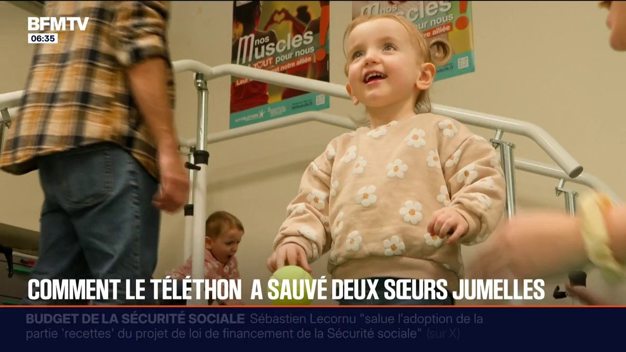 Le Téléthon a permis de sauver ces deux sœurs jumelles