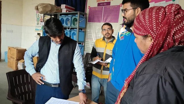 एसडीएम ने किया सीएचसी व अन्नपूर्णा रसोई का औचक निरीक्षण