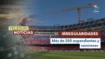 Larga lista de irregularidades en las obras del Camp Nou del F.C. Barçelona