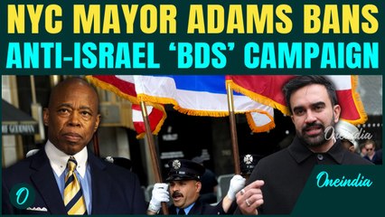 NYC Mayoral Battle: Adams VS Mamdani FACE-OFF over ‘BOYCOTT Israel’ Order | Mamdani SHOCKED by Adams