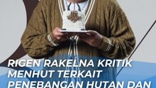 KOMIKA RIGEN SINDIR MENHUT RAJA JULI SOAL PENEBANGAN HUTAN: BANYAK OMONG DOANG LU!