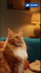 Cat Sees GIANT Spider Shadow… Instant PANIC 😭🐱.