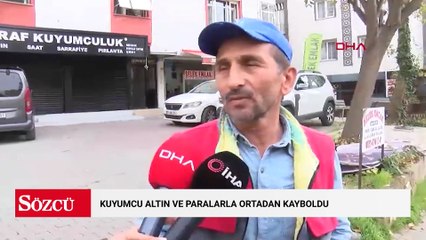Büyükçekmece’de bir kuyumcu piyasadan topladığı altın ve paralarla ortadan kayboldu