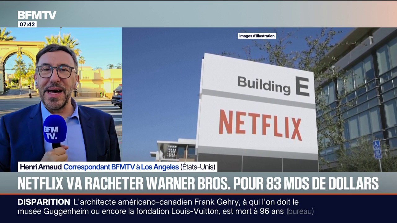 Netflix souhaite racheter Warner Bros Discovery pour 83 milliards de dollars