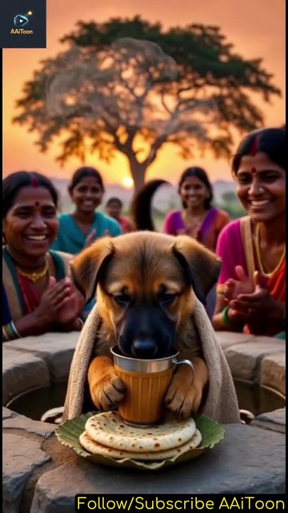 The Little Puppy in a Shirt Who Saved the Bride’s Sari | Heartwarming True Village Story (4K)