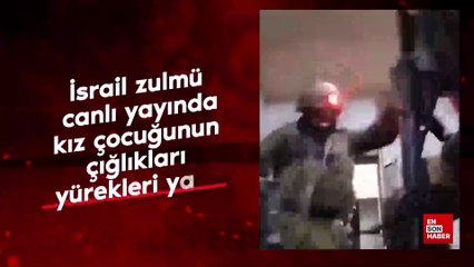 İsrail zulmü canlı yayında: Kız çocuğunun çığlıkları yürekleri yaktı