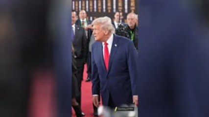 Trump arrives at FIFA World Cup draw