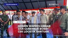 Momen Wapres Gibran dan Gubernur Bobby Cek Logistik Bantuan Korban Banjir Sumatera