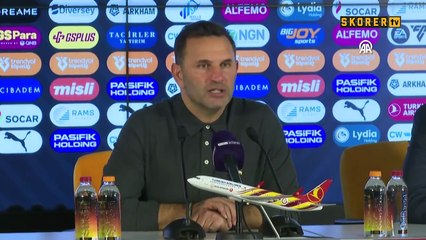 Galatasaray Teknik Direktörü Okan Buruk'un basın toplantısı