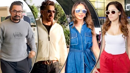 Mumbai Airport: Aamir Khan, Rajat Bedi, Rakul Preet & Nushrratt Bharuccha Get Snapped In Style!