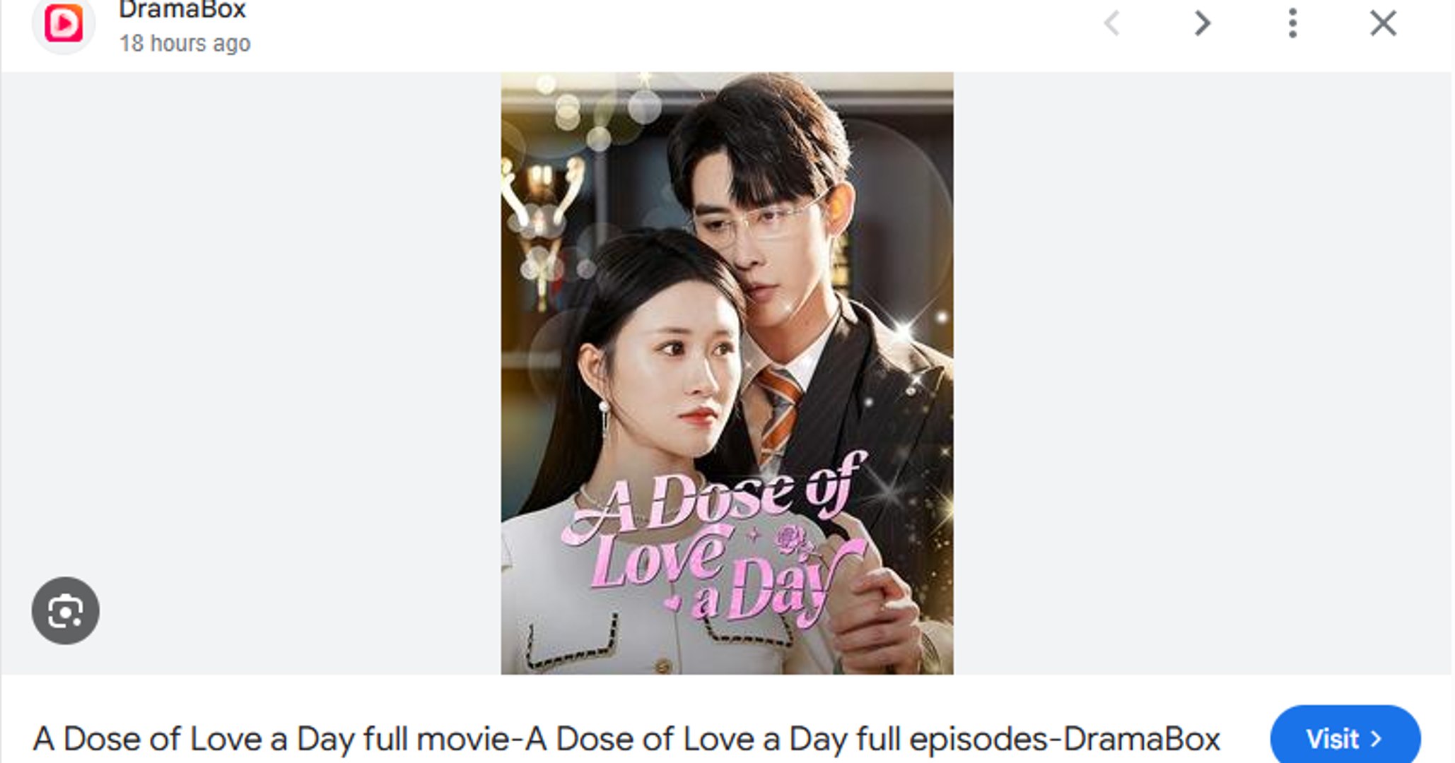 A Dose of Love a Day Chinese Drama - English Sub