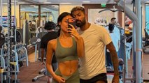 Hardik Pandya ने अपनी Girlfriend के साथ किया Workout!