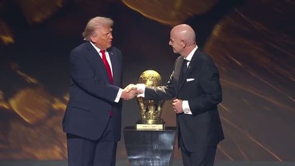 Trump awarded first ever FIFA Peace Prize by Infantino