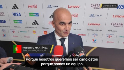 ROBERTO MARTÍNEZ: "¿Favoritos? Solo los que ya han ganado un Mundial" | reacción PORTUGAL sorteo MUNDIAL 2026