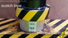 Hydraulic press vs tape roll